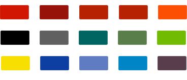 silicone hoses color code