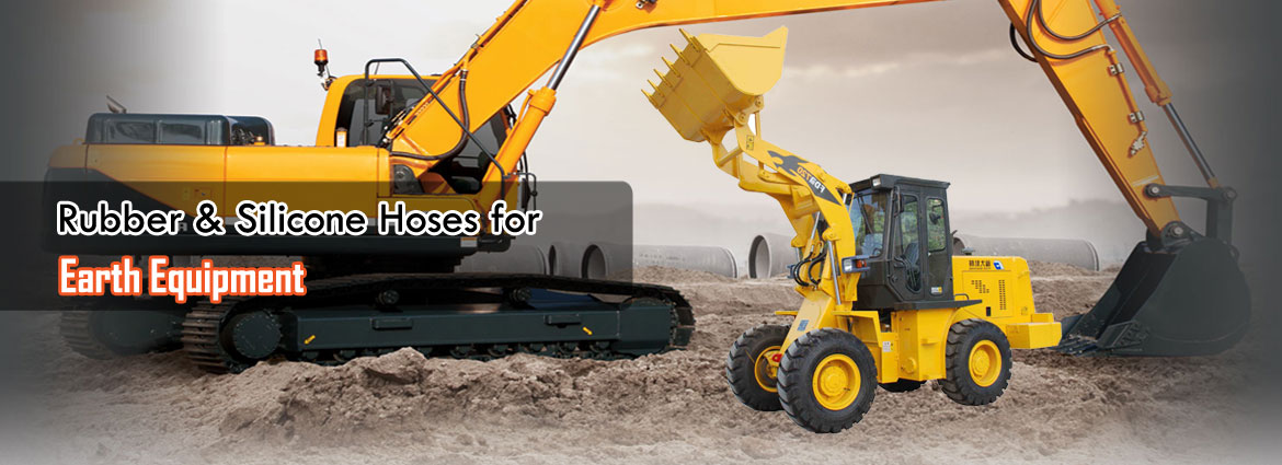 rubber silicone hoses for earth equipment